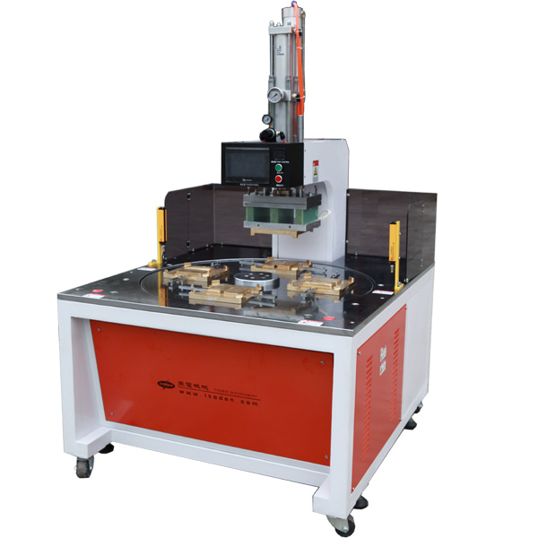 自動(dòng)圓盤四工位手機(jī)皮套熱壓熔接機(jī)S-6000 自動(dòng)圓盤四工位手機(jī)皮套熱壓熔接機(jī)S-6000